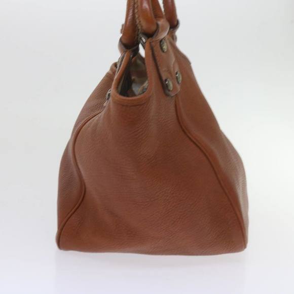 BURBERRY Shoulder Bag Leather Brown Auth yk9592 - Picture 3 of 16